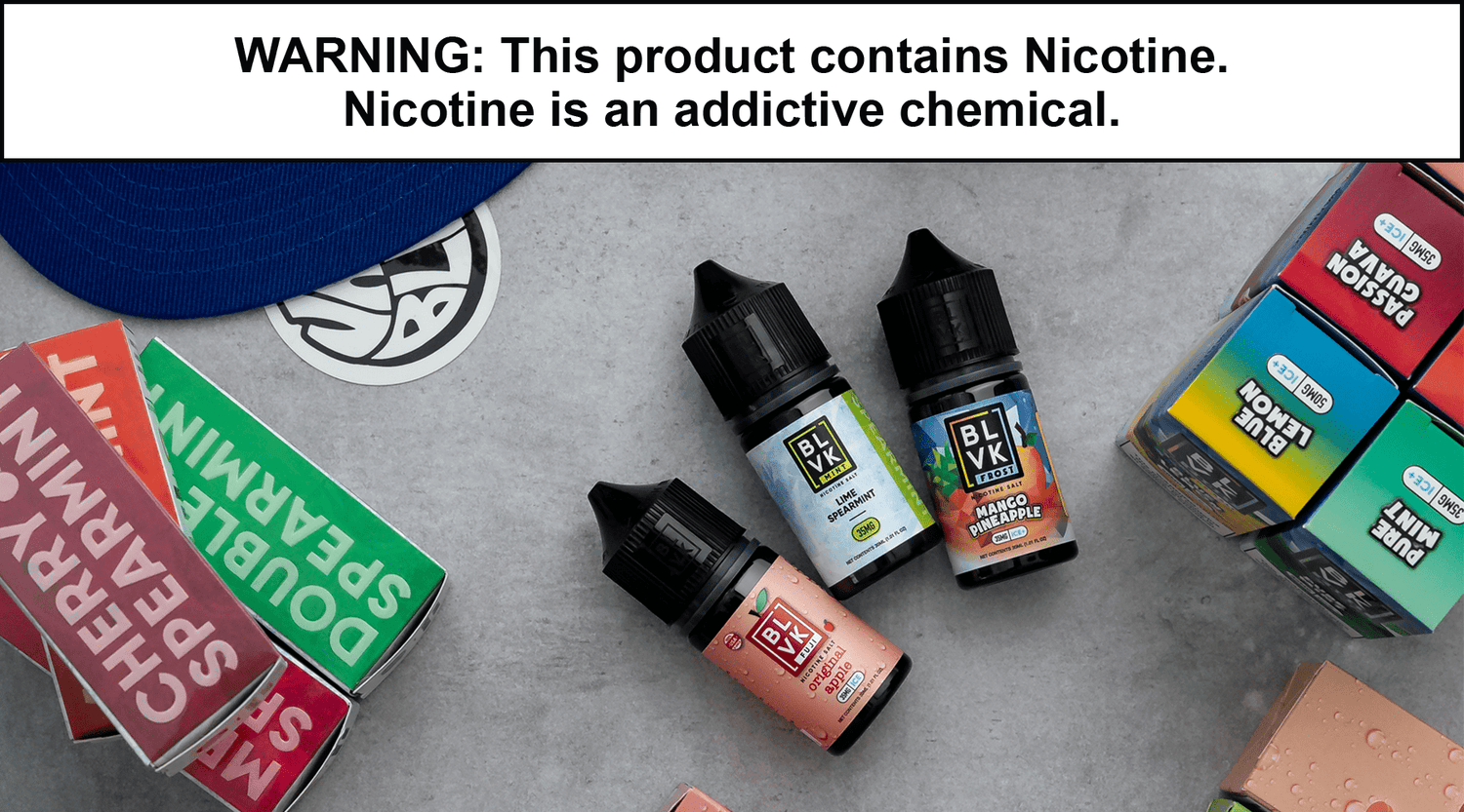 18 Exciting Nicotine Salts If Disposables Aren't Cutting It - BLVK