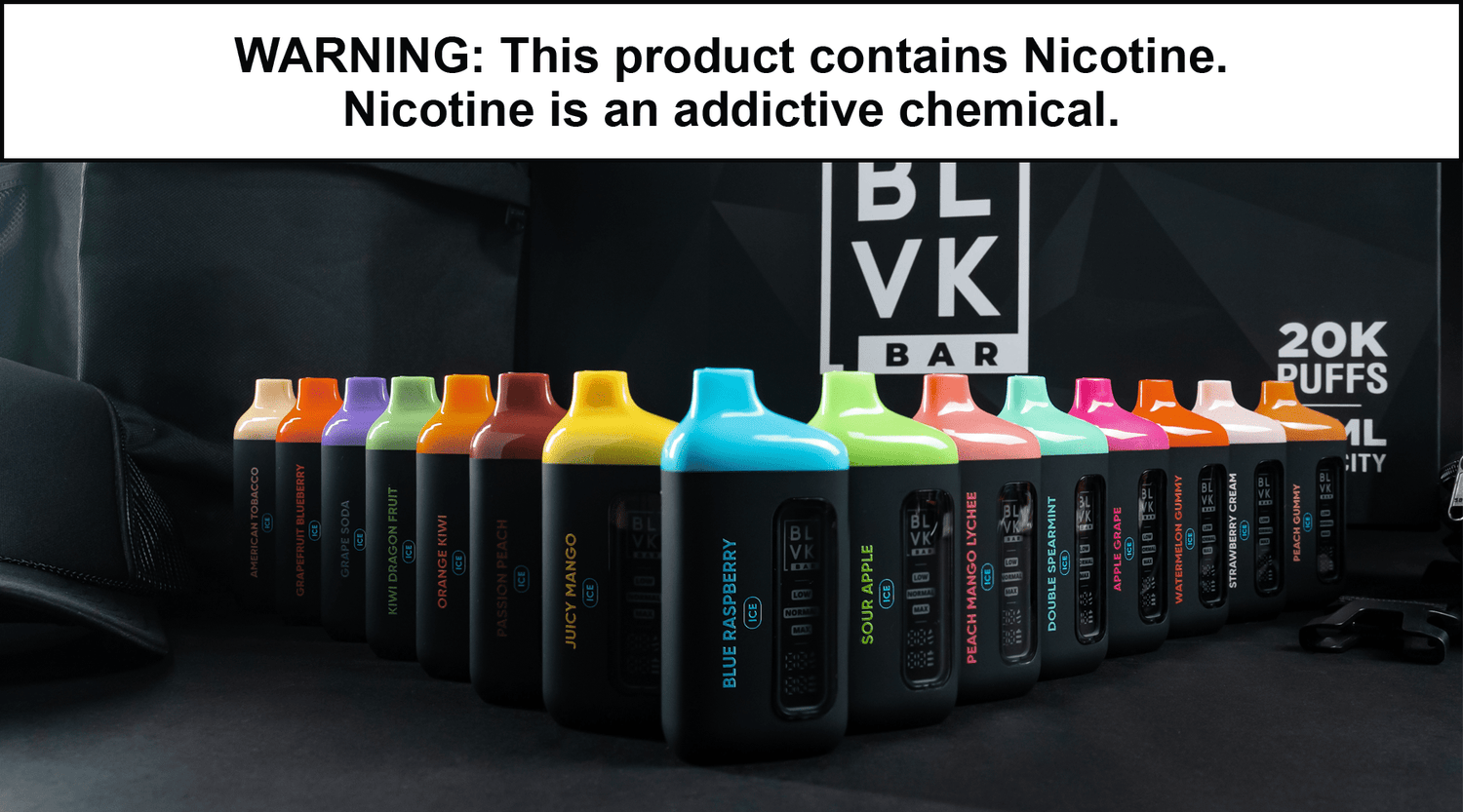 Meet the BLVK Bar - Our 20,000 Puff Disposable - BLVK