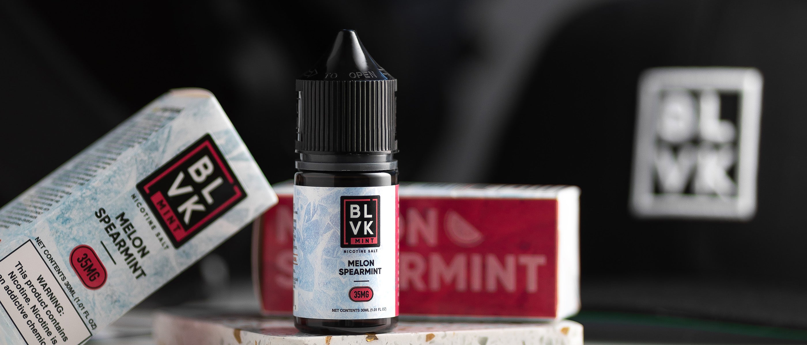 BLVK Mint Melon Spearmint Bottle