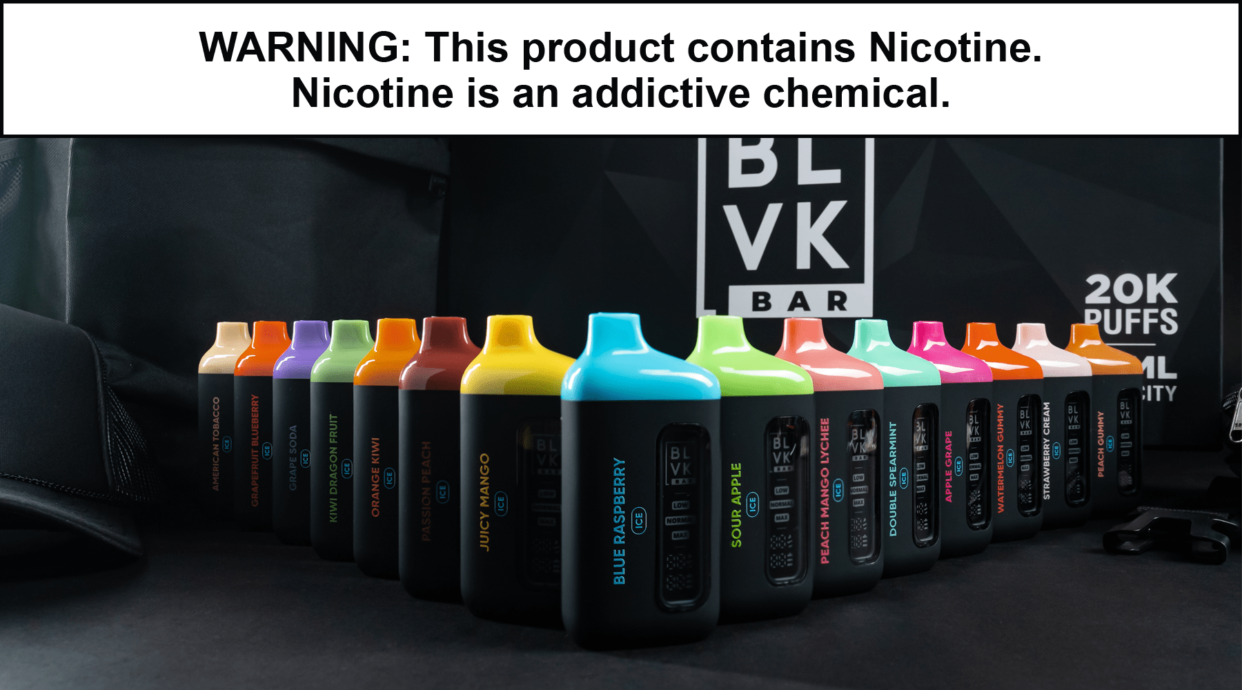 Meet the BLVK Bar - 20,000 Puff Disposable Meet the BLVK Bar - 20,000 Puff Disposable